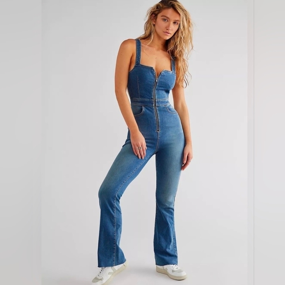 Free People Crvy 2nd Ave One Piece Jumpsuit